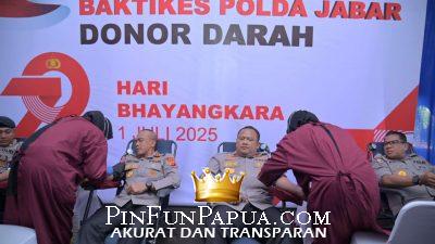 Semarak Hari Bhayangkara ke-79, Polda Jabar Gelar Aksi Donor Darah di Cikole Lembang