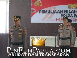 Wakapolda Papua Barat Pimpin Tradisi Pemuliaan Nilai Luhur Pataka, Sambut Hari Bhayangkara ke-79