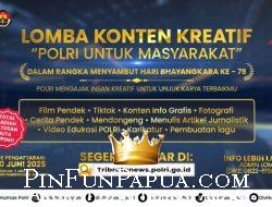 Ribuan Peserta Ikuti Lomba Konten Kreatif Polri dalam Rangka HUT Bhayangkara ke-79