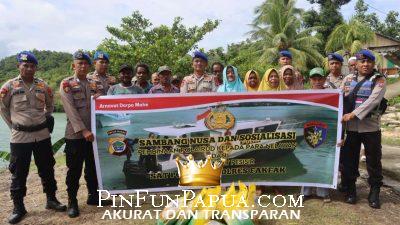 Dekatkan Diri dengan Nelayan, Polres Fakfak Gelar Bakti Sosial di Pulau Panjang Sambut Hari Bhayangkara ke-79