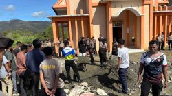 Sambut Hari Bhayangkara ke-79, Polres Pegunungan Arfak Gelar Bakti Religi di Tempat Ibadah